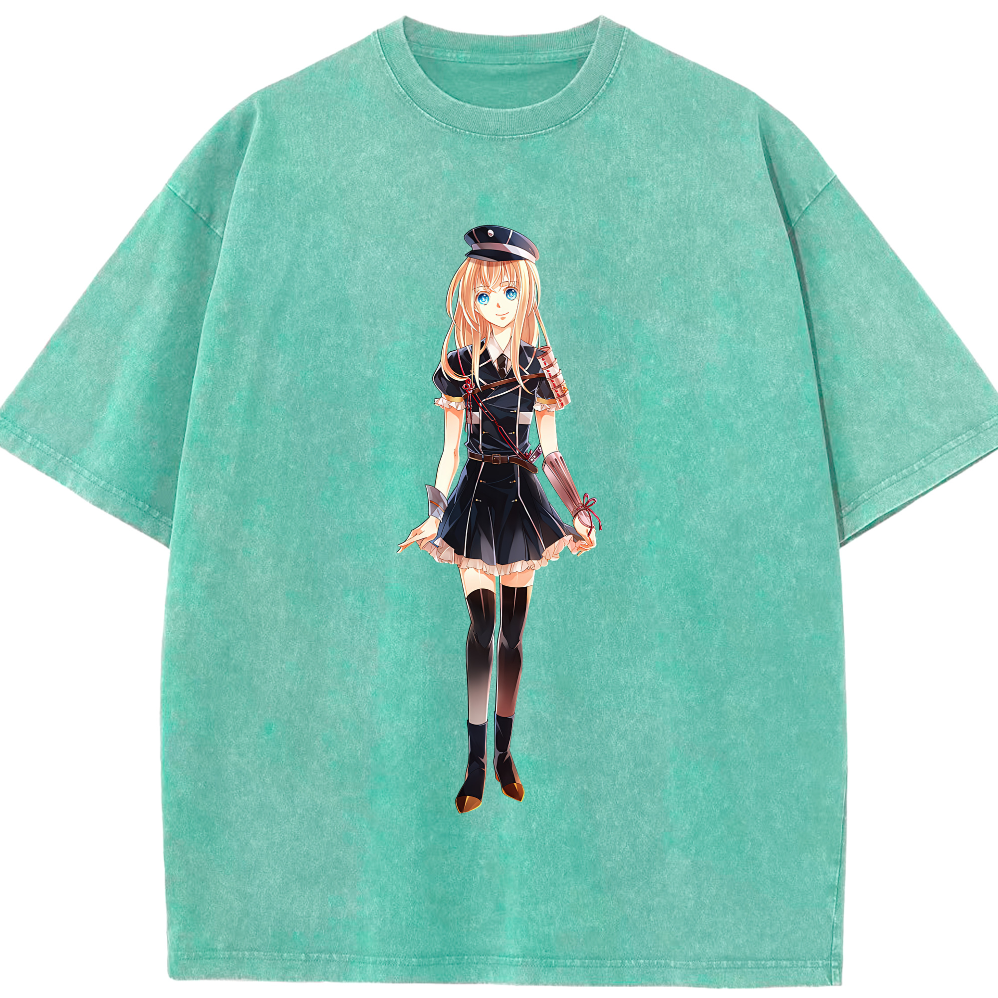 （画像用） 刀剣乱舞 Touken Ranbu 綿100% ヴィンテージ風 半袖Tシャツ（フロントプリント）